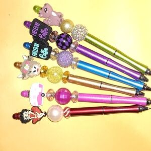 Metal  "Fashionista" handmade pens